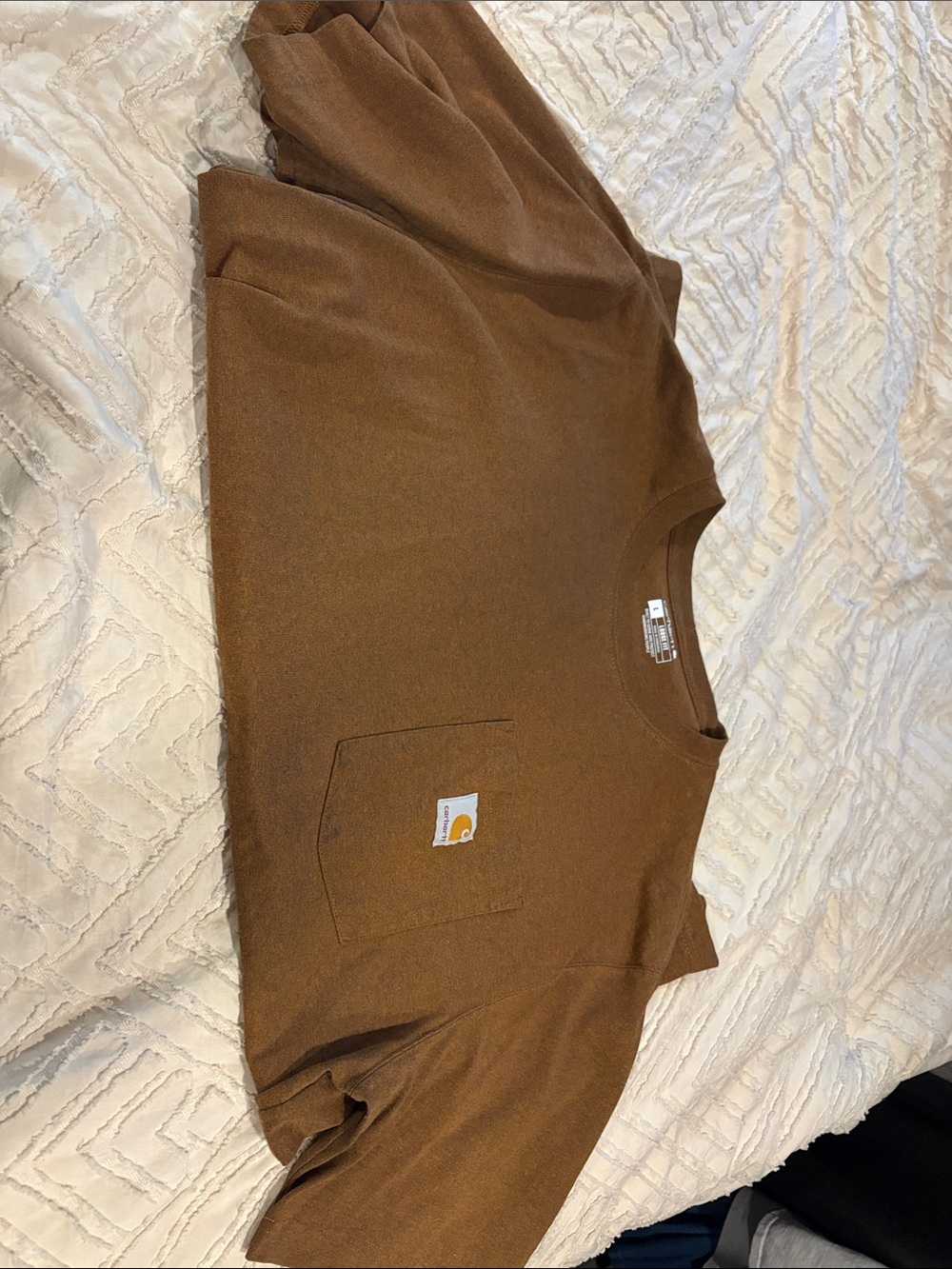 Carhartt Brown Short-Sleeve Pocket T-Shirt